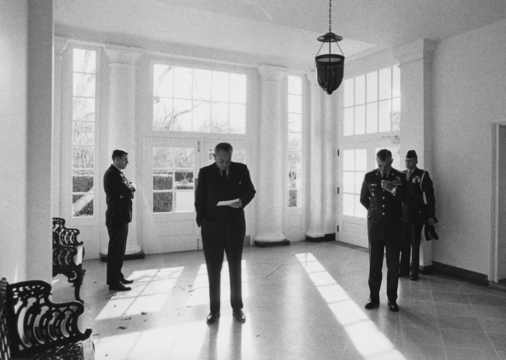 1967: Presidential photographer Yoichi Okamoto captures the mood